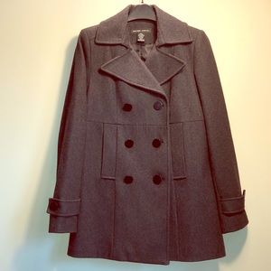 Charcoal Gray Pea Coat